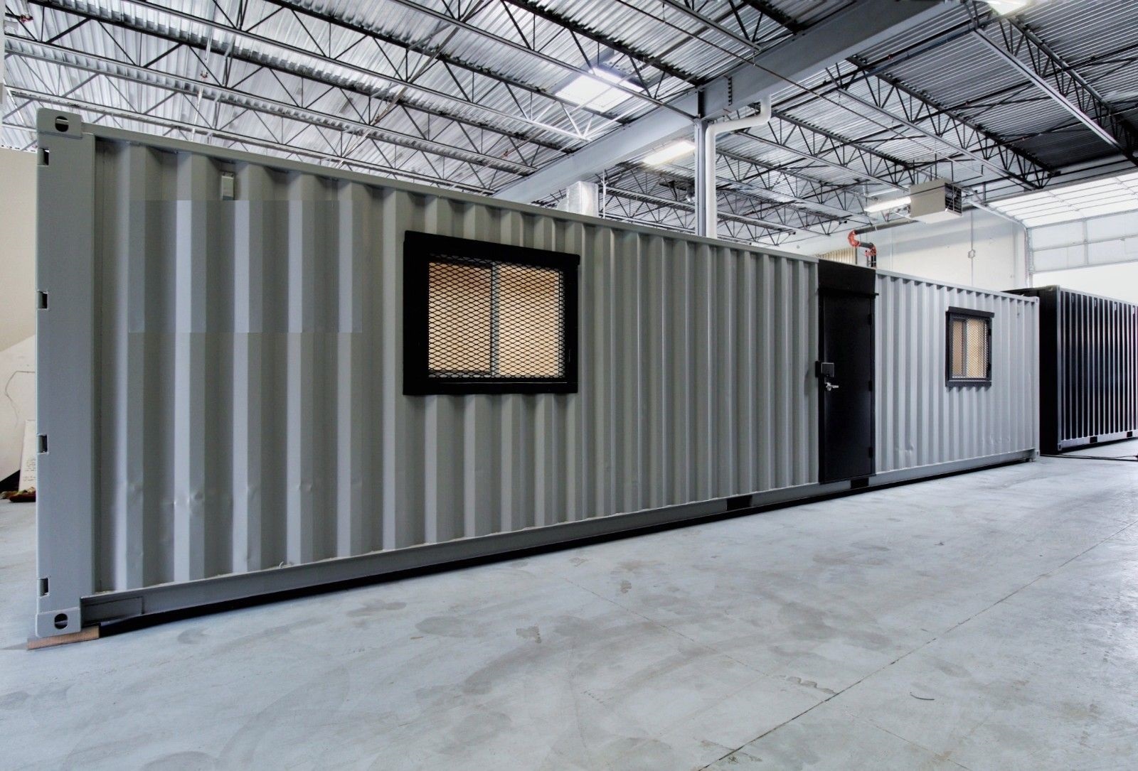 40’ Office CUBE – Wood Finished - Cornex Storage