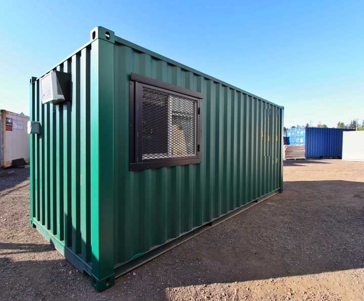 7′ Office Container + Storage Locker - Cornex Storage