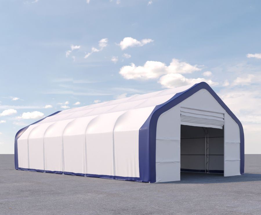 Dual Truss Storage Shelter (30′ x 60′ x 20′) - Cornex Storage