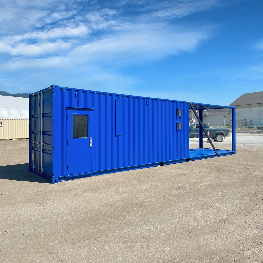 40’ Custom Equipment Enclosure - Cornex Storage