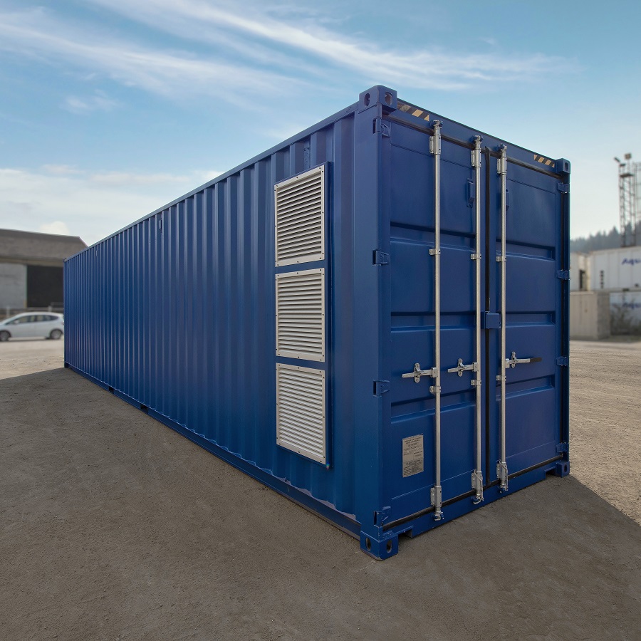 40’ Custom Equipment Housing Unit - Cornex Storage