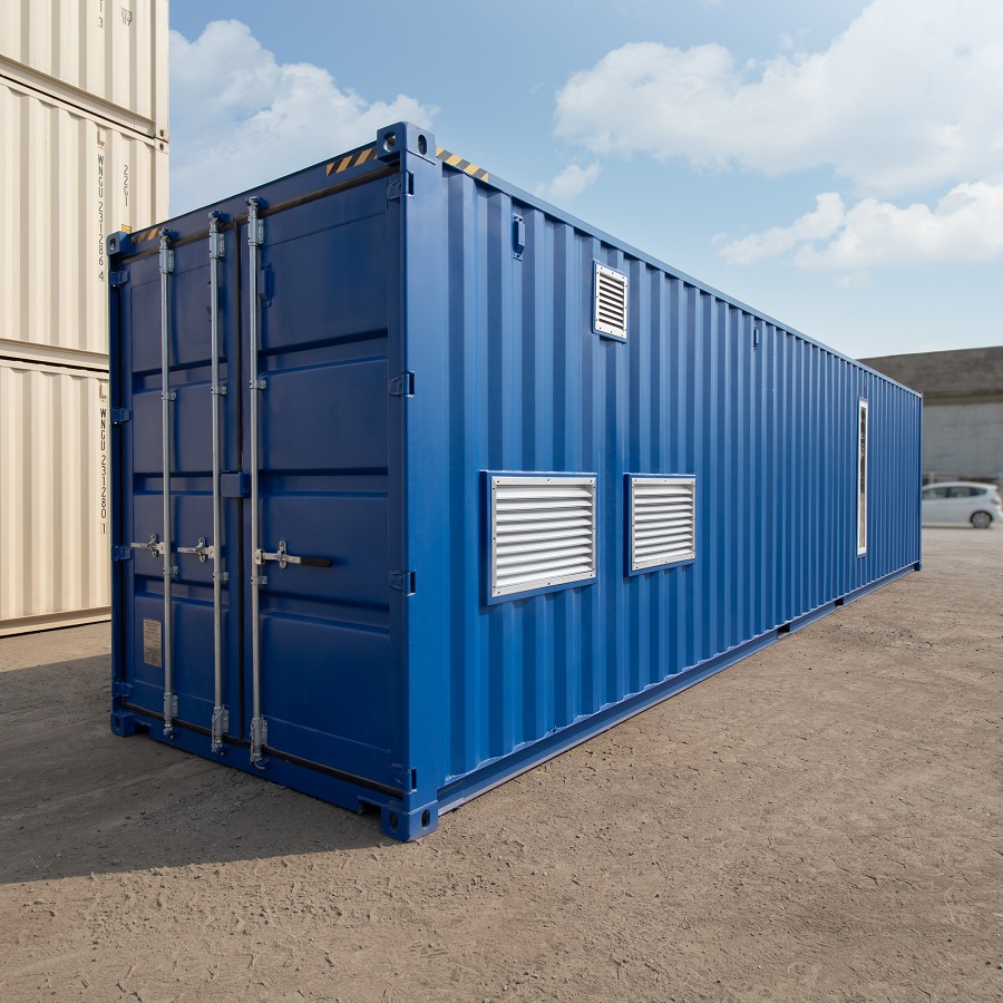 40’ Custom Equipment Housing Unit - Cornex Storage