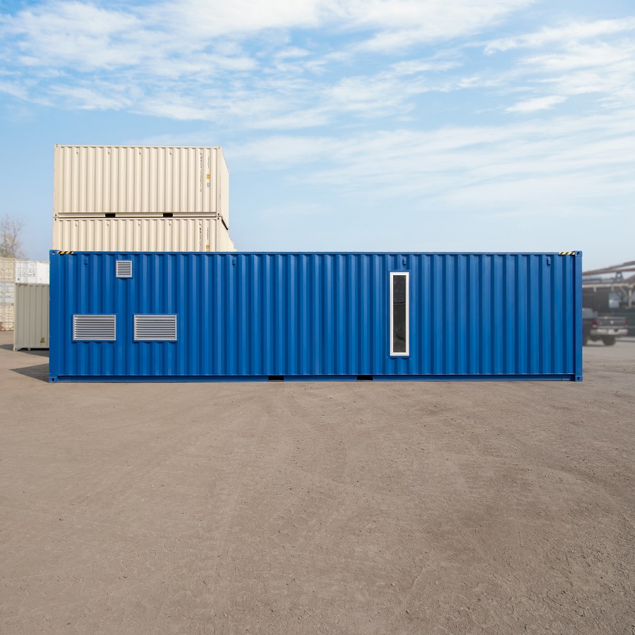 40’ Custom Equipment Housing Unit - Cornex Storage