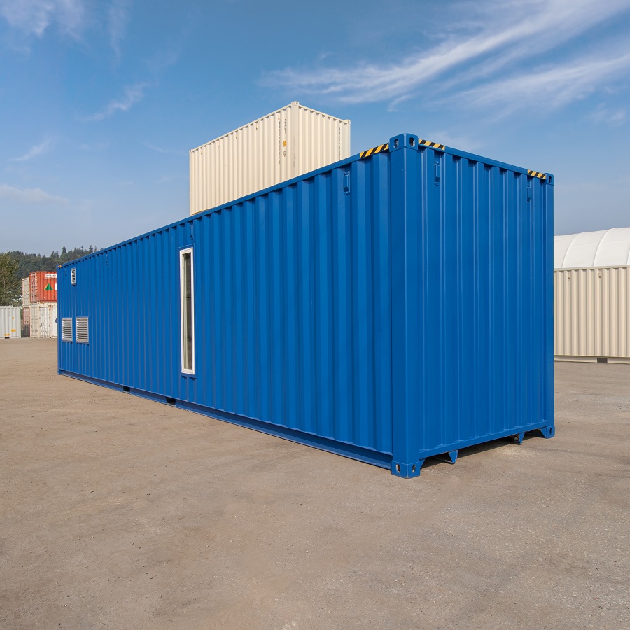 40’ Custom Equipment Housing Unit - Cornex Storage