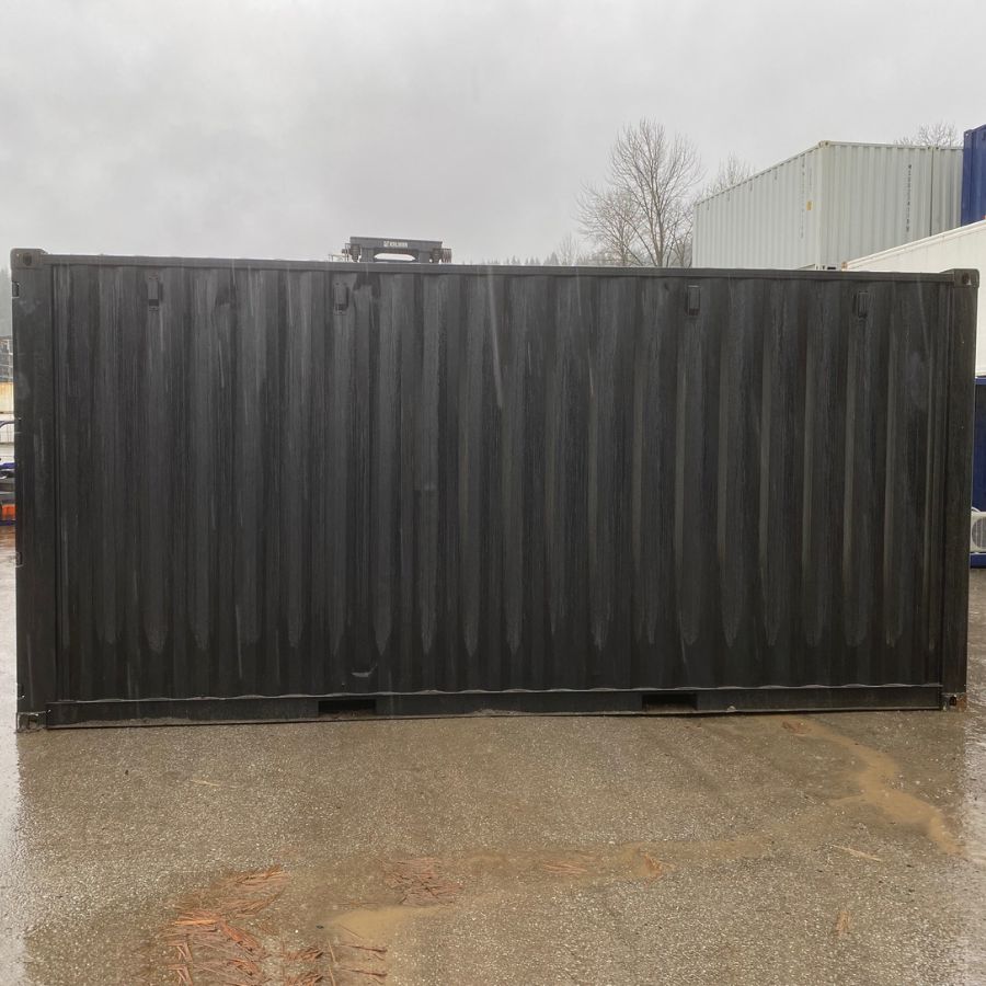 20’HC New (1-Trip) Shipping Container – Painted Black - Cornex Storage