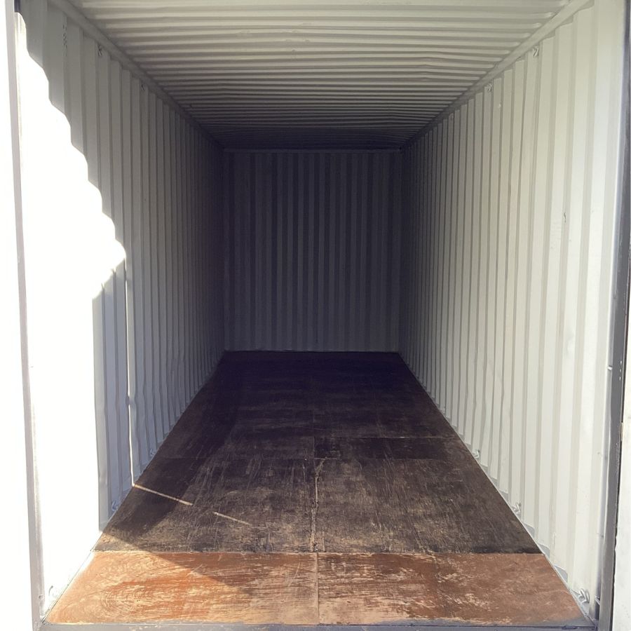 25’HC Used Shipping Container (Painted Slate Grey) - Cornex Storage