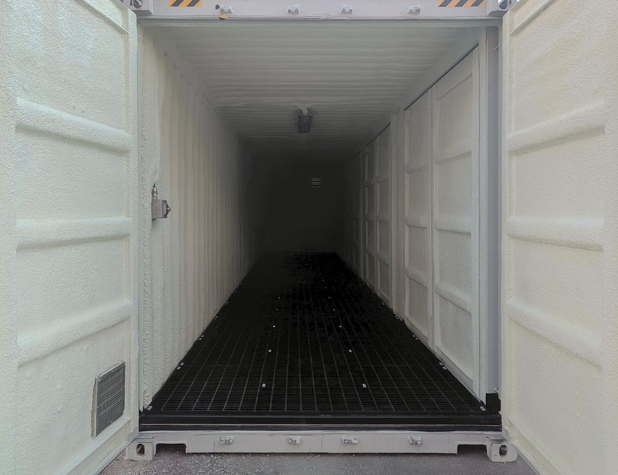 40’HC Chemical Storage w/4 x Side Doors - Cornex Storage